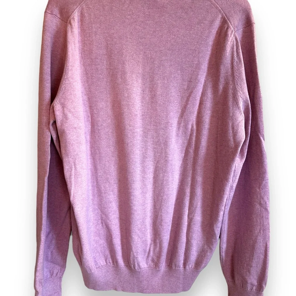 Banana Republic sz Large NWOT cashmere‎ and cotton blend lavender vneck sweater